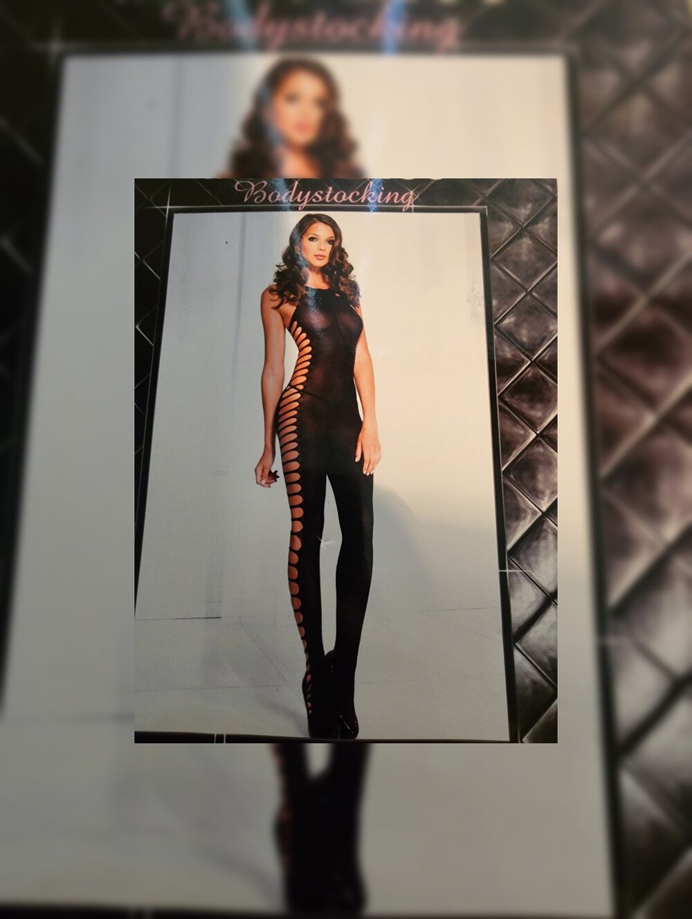 Music Legs Bodystocking OS New - Picture 5 of 9